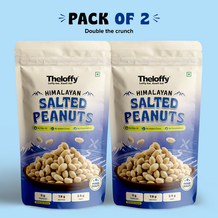 Himalayan Salted Roasted Peanuts(Pack of 2)