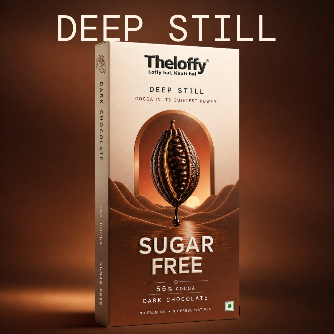 Theloffy Deep Still Sugar Free Dark Chocolate Premium Pack Hero