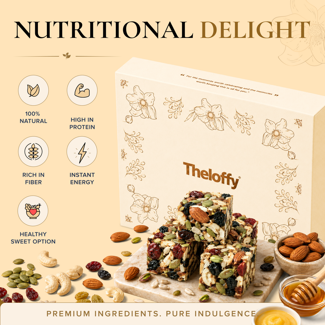 Nutritional Delight 500g – Almonds, Cashews, Seeds, Raisins & Cranberry Ingredients